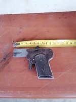 Gyutacsgyári antik derringer riasztó pisztoly 6mm rózsapatronnal