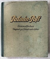25 oldalon 6 db gyűjthető Palmin margarin kártyával plusz 18 db külön 1930-ból