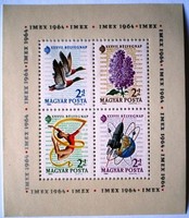 B42 / 1964 stamp day block postal clerk