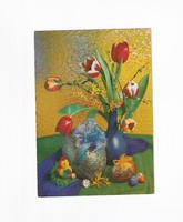 H: 19 Easter greeting card fine art postman