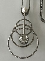 Necklace with special pendant, 74 cm