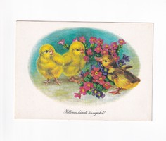 H:25 Húsvéti Üdvözlő képeslap postatiszta R/K