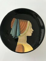 Italian ceramic wall plate, Alessandro Giardini, Pesaro