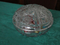 Crystal sugar bowl