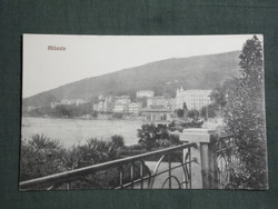 Postcard, Croatia, Abbey, panorama detail