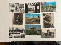 9 postcards. (I).