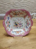 Antique English-style faience serving bowl