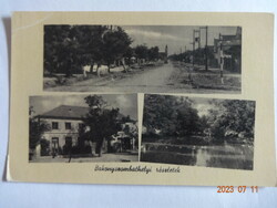 Old postcard: Bakonyszombathely, details (1955)