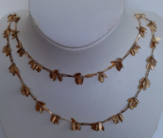 Gold-plated necklace collars