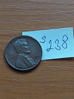 USA 1 CENT 1955  Kalászos penny, Lincoln, BRONZ   S238