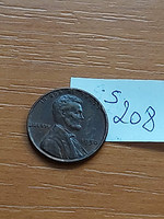 Usa 1 cent 1950 corn penny, lincoln, bronze s208
