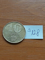 Hungarian People's Republic 10 forints 1989 aluminium-bronze s128