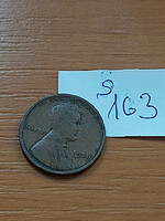 USA 1 CENT 1928  Kalászos penny, Lincoln, BRONZ  S163