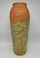 50 cm high, huge floor vase, vase, retro applied art ceramics, with owner's mark on the bottom