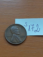 USA 1 CENT 1936  Kalászos penny, Lincoln, BRONZ  S172
