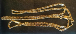 14 karátos Scharless mintázatú aranylánc 57 cm