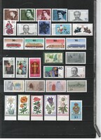 Postatiszta Bundes 2594  1975 teljes év      53,40 Euró