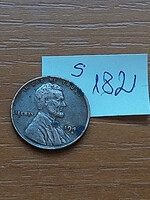 USA 1 CENT 1946 S San Francisco, Kalászos penny, Lincoln, Sárgaréz  S182