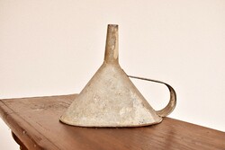 Old metal funnel