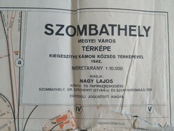 Szombathely map 1942
