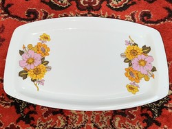 Alföldi porcelain steak serving bowl tray flower pattern serving bowl