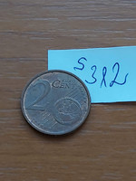 Germany 2 euro cent 2008 / j, oak leaves, steel with copper coating s312