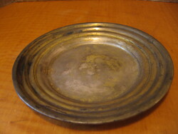 Copper-tin plate, bowl