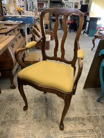 Sárga szecessziós szék