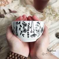 Ceramic bowl - wild flower collection