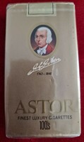 A curiosity! Astor finest luxury 100's unopened pack of cigarettes (German)!! Rare!! For collection!