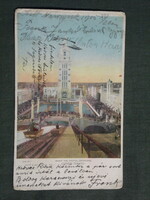 Postcard, usa, new york city, coney islad, dremland, amusement park