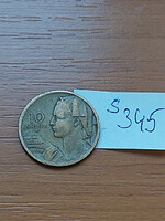Yugoslavia 10 dinars 1955 aluminum-bronze s345