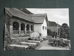 Postcard, Badacsony, kisfaludy house view, terrace detail