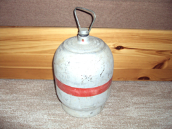 Retro tourist camping gas bottle - aluminum pb gas bottle 2 kg, 4.65 Liter - filled, full