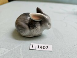 T1407 Porcelán csincsilla 8 cm