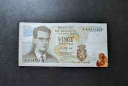 Belgium 10 Francs / Frank 1964, F+