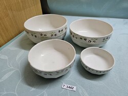 T1442 granite scone bowl set 10, 15, 18 and 19 cm