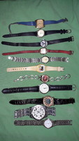 Antique old and new watch watch parts - mixed non-working watches - together according to the pictures 2.
