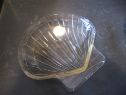 Retro pyrex shell shape ashtray, bowl
