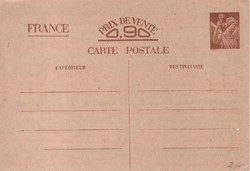 Díjjegyesek, borítékok  0061 (Francia) Mi P 85       6,00 Euró