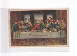 HV:87 Vallásos antik Húsvéti Üdvözlő képeslap 1942