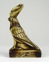 1Q753 Egyiptomi Hórusz műgyanta szobor 12 cm