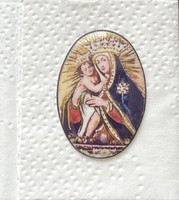 Szűz Mária Medál  ( Arany vagy Ezüst ) Keretbe Foglalható