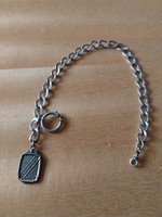 Silver pocket watch chain