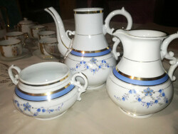 Antique porcelain cornflower tea coffee service - art@decoration