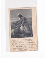 HV:89 Vallásos antik Húsvéti Üdvözlő képeslap 1902