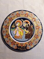 Rosenthal porcelain wall plate decorative plate-weihmachten 1982