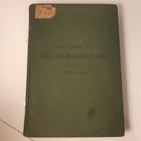 Erdei és gyümölcsfa rovarok-1895, német nyelvű kézikönyv, 1895