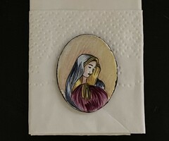 Szűz Mária Medál ( arany vagy ezüst ) keretbe foglalható