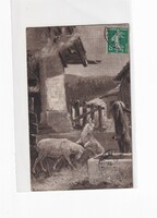 H:105 Húsvéti antik Üdvözlő képeslap